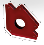 MGP-XL Fixiermagnet mit Loch - Universal Schweissmagnet 