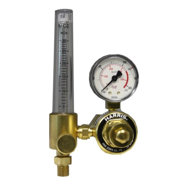 Harris Flaschendruckminderer Modell 601, mit Flowmeter, Argon/CO2