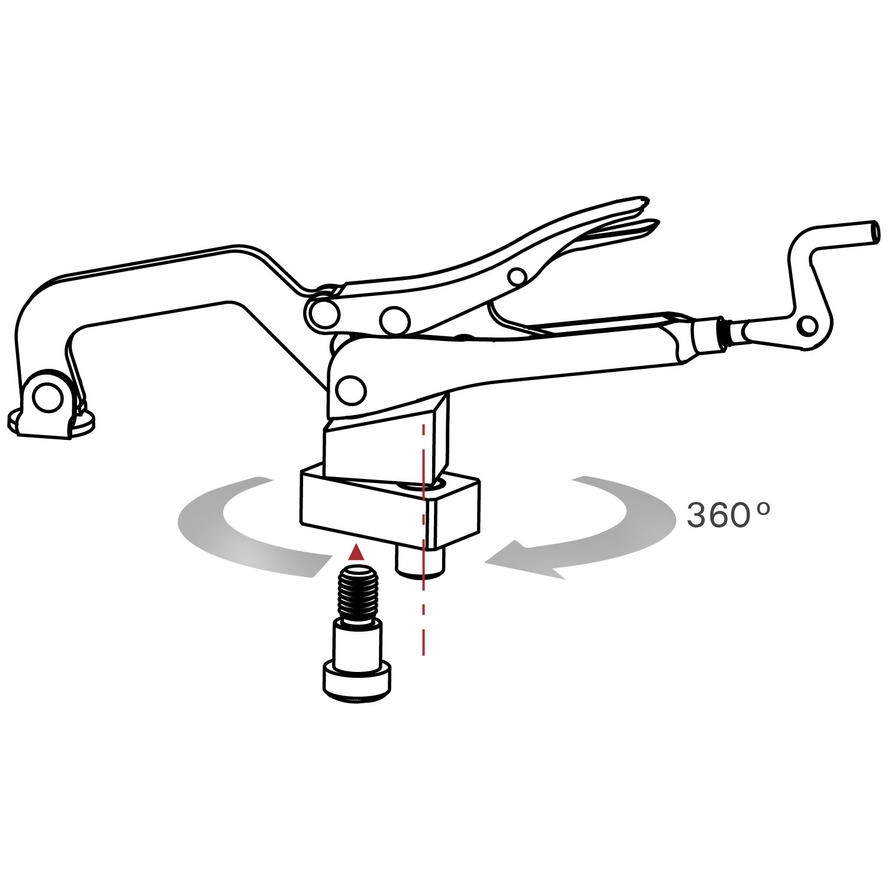 Montageadapter für Inserta-Zange