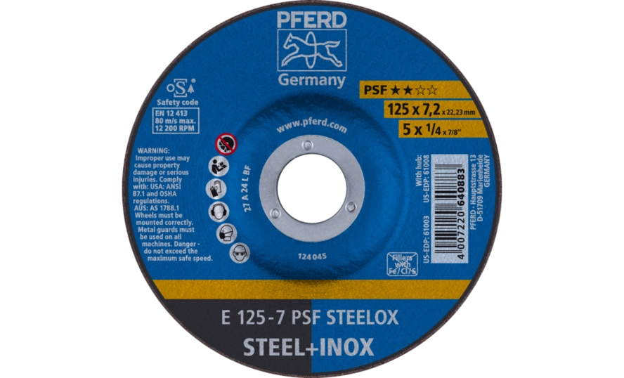 Schruppscheiben Universal-Linie PSF E 125-7 PSF STEELOX