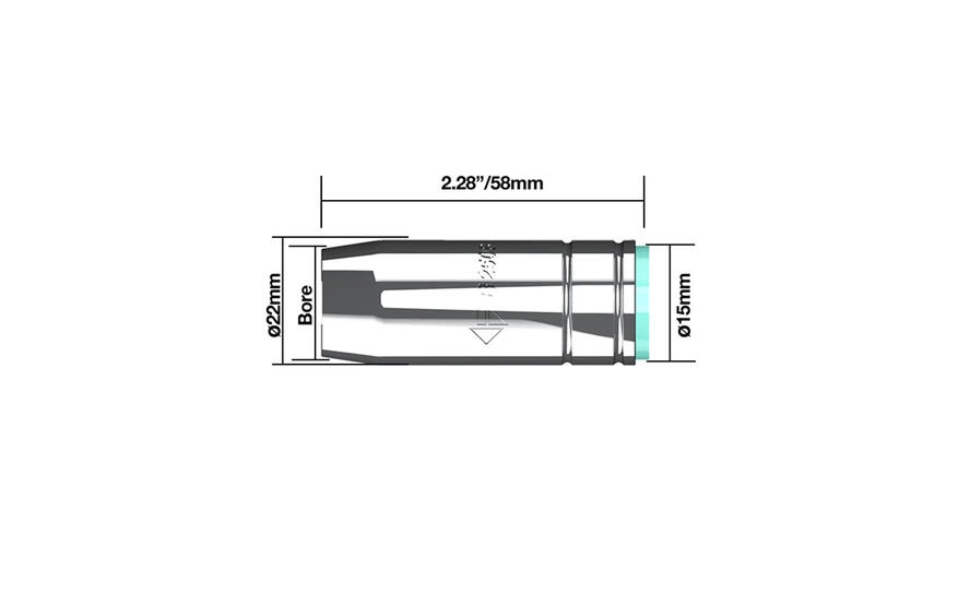 Gasdüse Konisch SB 250A