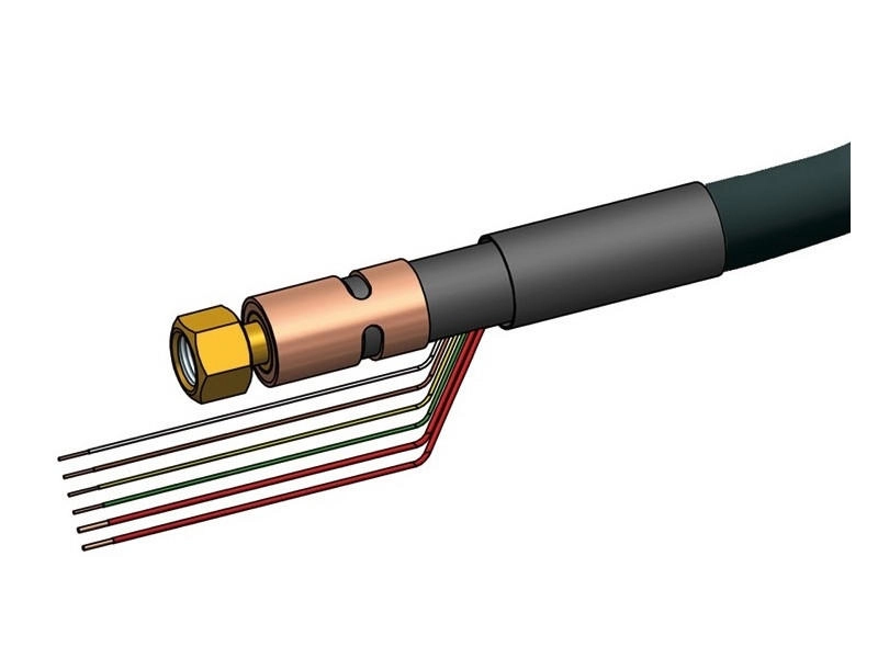 Koaxialkabel - 6 m (1/4 G) zu Ergocut - Exprescut - CB 50