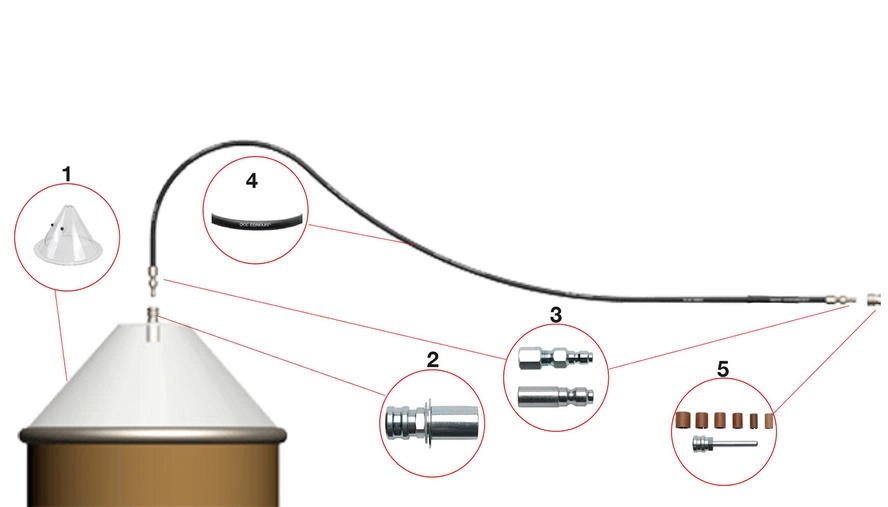 Universal Adapter zu Haube