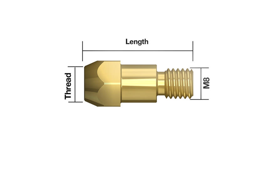 Düsenstock Standard  28.5 mm M8